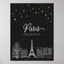Unter den Sternen von Paris I Poster
