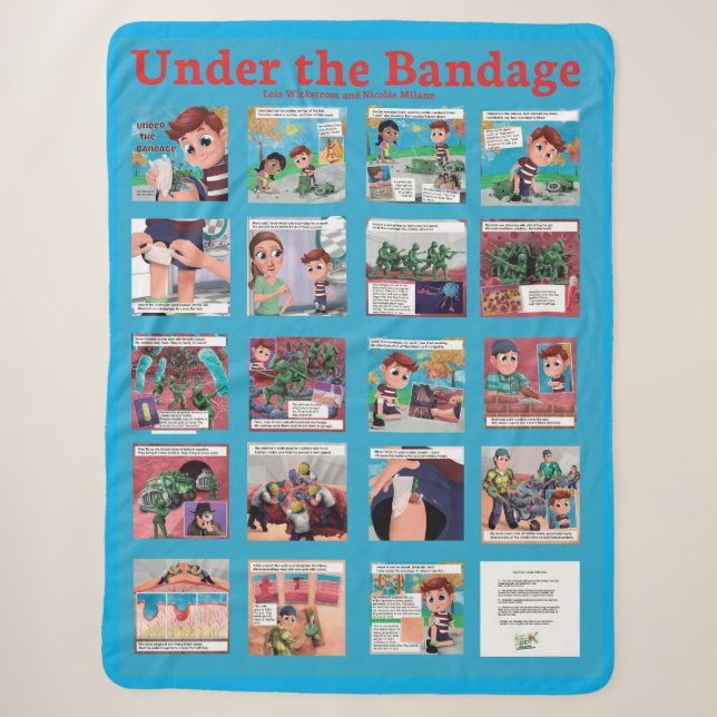 Unter der Bandage-Decke Sherpadecke (Vorderseite)