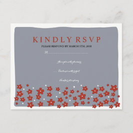 UNTER der CHUPPAH jüdische Hochzeits-Antwort-Karte RSVP Karte