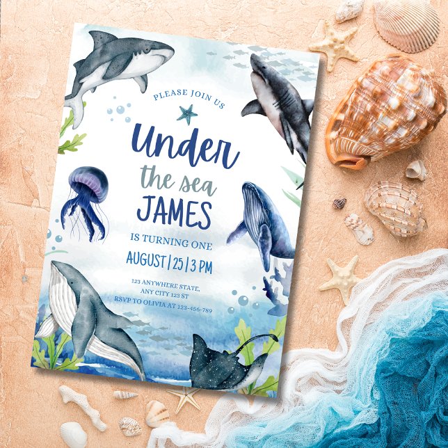 Unter der Einladung zum Geburtstag des Meeres (Von Creator hochgeladen)