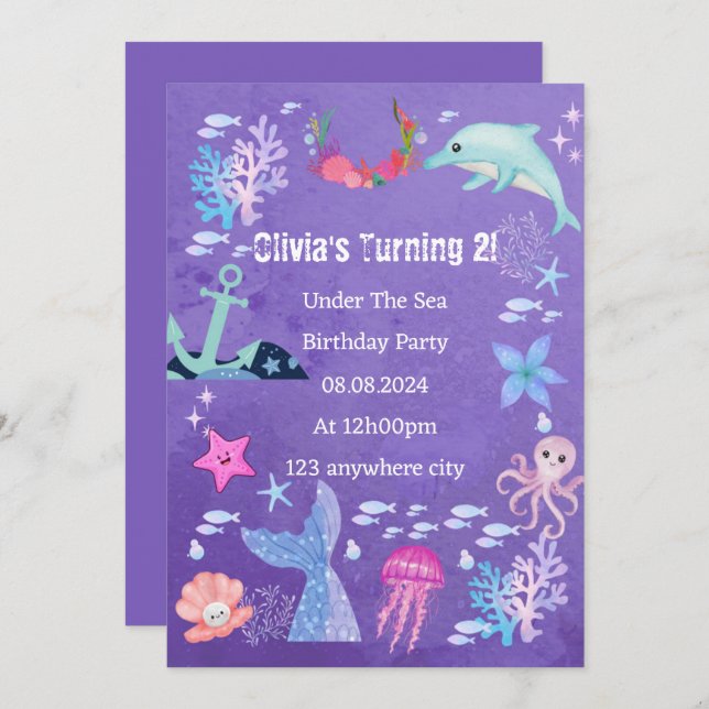 UNTER DER ERSTEN EINLADUNG (Vorne/Hinten)