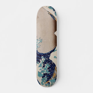 Unter der großen Welle vor Kanagawa Skateboard