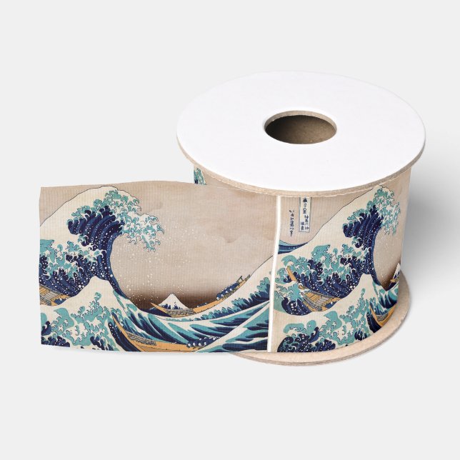 Unter der großen Welle weg von Kanagawa Ripsband (Spule)