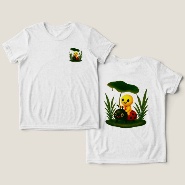 Unter der grünen Canopy Tri-Blend Shirt (Design Vorderseite & Rückseite)