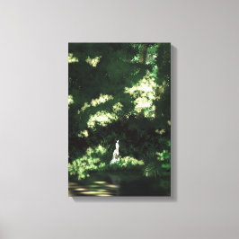 Unter der grünen Wandkunst Leinwanddruck