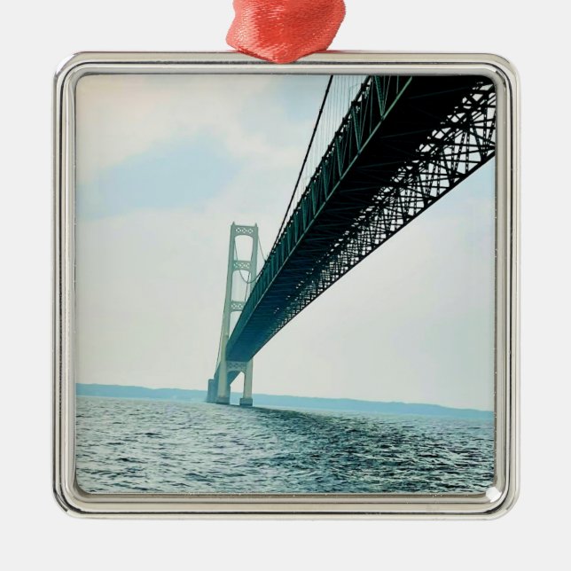 Unter der Keramik Mackinac Ornament Aus Metall (Vorne)