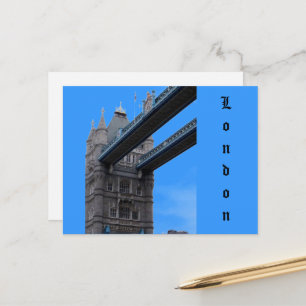 Unter der London Bridge Postkarte
