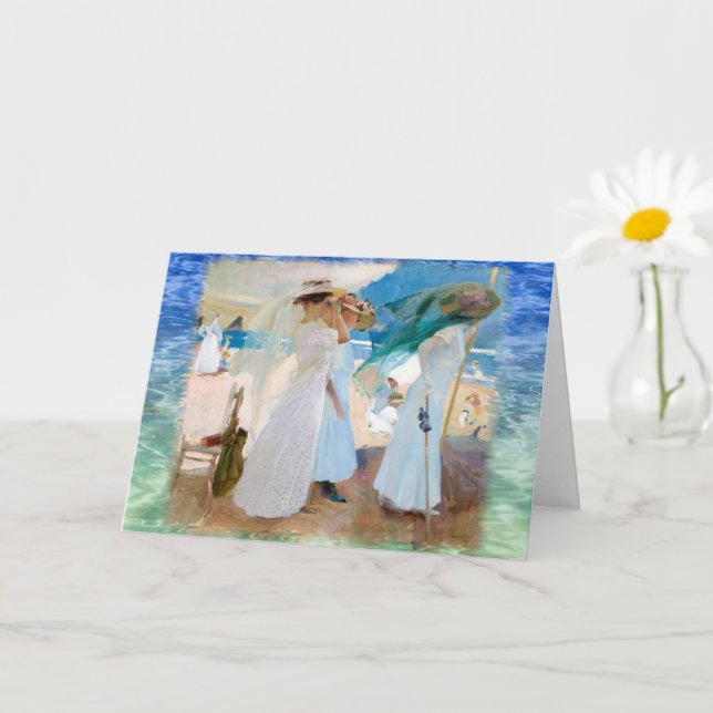 Unter der Markise Joaquín Sorolla Karte (Kleine Pflanze)