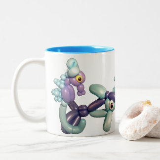Unter der Meeresballon-Tasse Zweifarbige Tasse