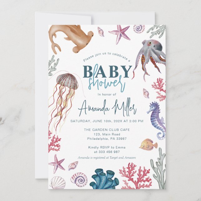 Unter der Meeresdusche Save The Date (Vorderseite)