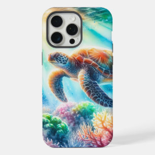 Unter der Meeresschildkröte iPhone 15 Pro Max Hülle