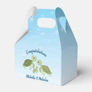 Unter der Meeresschildkrötendusche Geschenkschachtel
