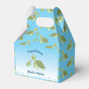Unter der Meeresschildkrötendusche Geschenkschachtel