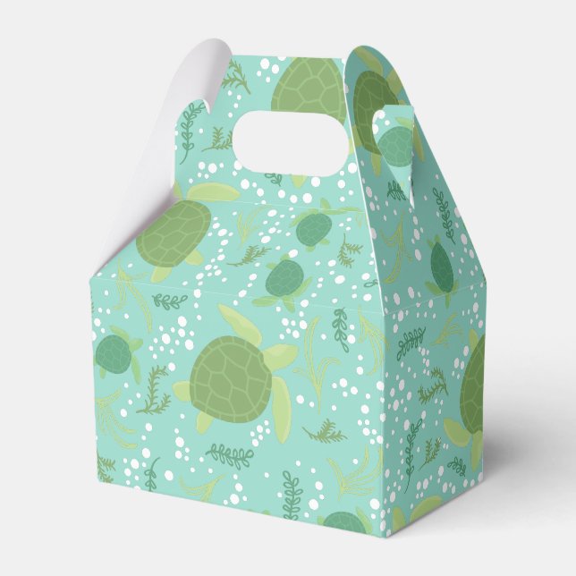 Unter der Meeresschildkrötendusche Geschenkschachtel (Vorderseite)