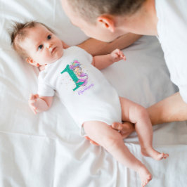 Unter der Meerjungfrau 1. Geburtstag Baby Bodysuit Baby Strampler