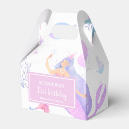 Unter der Meerjungfrau & Ozeanfreunde Mädchen Geschenkschachtel