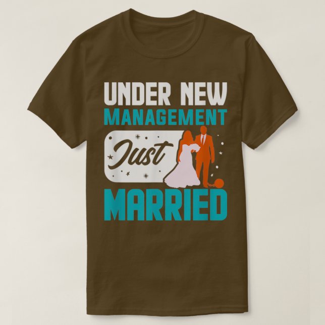 Unter der neuen Leitung nur verheiratete Bachelor  T-Shirt (Design vorne)