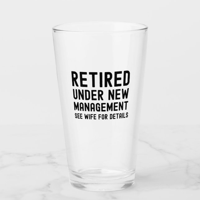 Unter der neuen Leitung wiederhergestellt finden S Glas (Vorderseite)