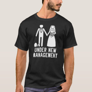 Unter der neuen Management-Bachelor-Party Hochzeit T-Shirt