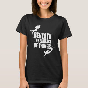 Unter der Oberfläche Scuba Diving Angebot T-Shirt