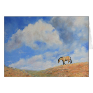 Unter der Original Art Grußkarte von Big Sky