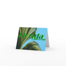 Unter der Palm Tree-Karte