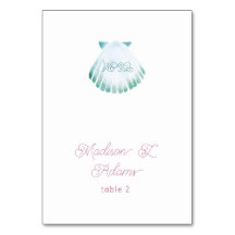 Unter der Platzkarte Whimsical Watercolor Name