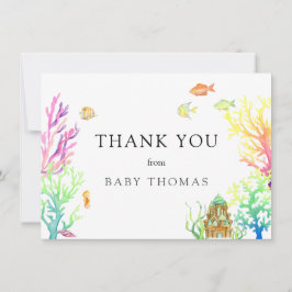 Unter der Sea Baby Shower Danke