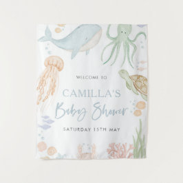 Unter der Sea Baby Shower Tapisserie Wandteppich