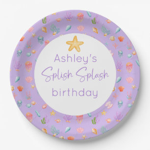 Unter der "Sea Birthday Party" Pappteller