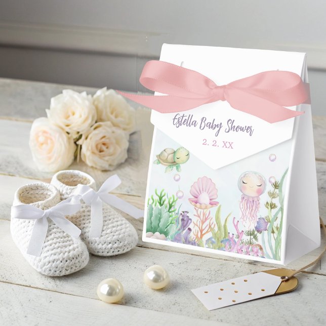 Unter der Sea Girl Baby Shower Fevor Box Geschenkschachtel (Von Creator hochgeladen)