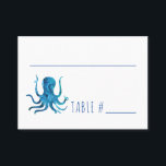Unter der Sea Kids Marine Birthday Party Platzkarte<br><div class="desc">Unter der Meeresküste Kinder Marine Geburtstagsparty Cards. Schreiben Sie Name und Tischnummer für Party. Koordinieren Sie mit anderen Wasserfarben unter den Vorräten der Seebühne. www.SamAnnDesigns.com</div>