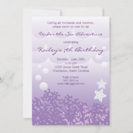 Unter der Seeabenteuer-Geburtstags-Party Einladung