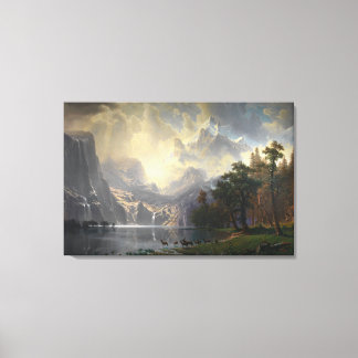 Unter der Sierra Nevada von Albert Bierstadt Leinwanddruck