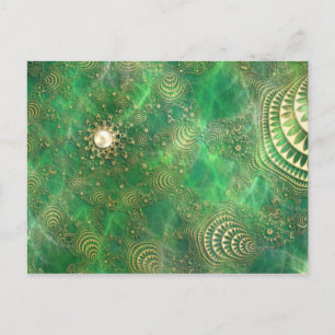 Unter der smaragdgrünen Postkarte