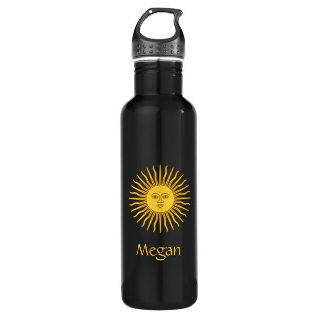 Unter der Sonne Personalisiert Edelstahlflasche (Vorderseite)
