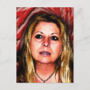 Unter Druckaufkleber Postkarte