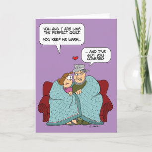 Unter einer Decke kuscheln - By the Yard® - Valent Karte