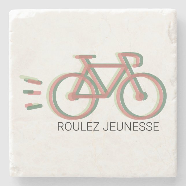 Unter Glas Steinuntersetzer (Vorderseite)