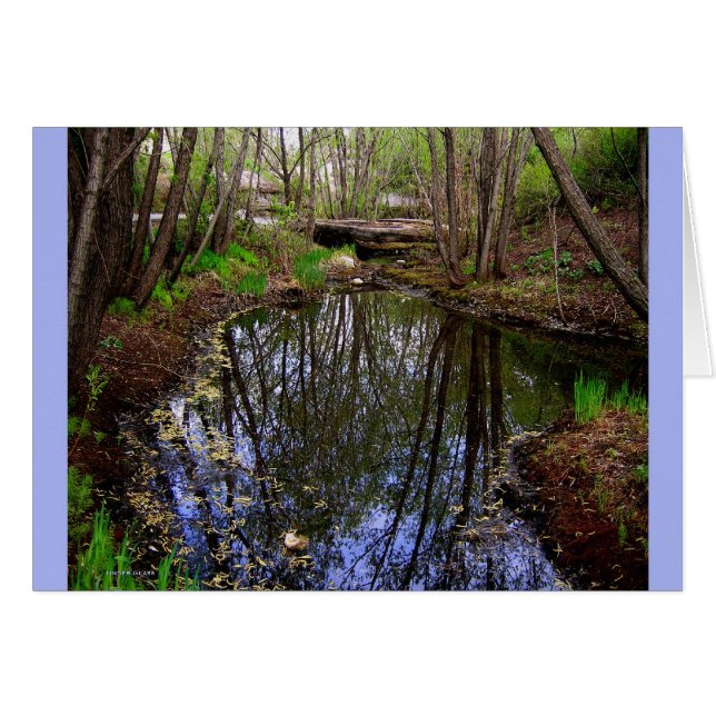 Unter Glaskarte (Vorderseite (Horizontal))