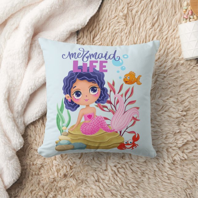 Unter Meeresfrüchten Personalisiert Kissen (Decke)
