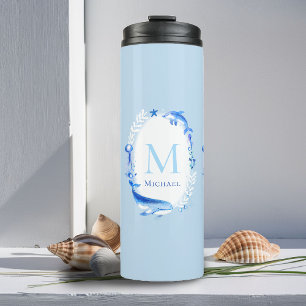 Unter Meerestieren Personalisierte Strandgeschenke Thermosbecher