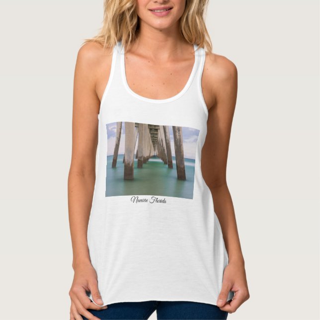 Unter Navarra Beach Pier Tank Top (Vorderseite)