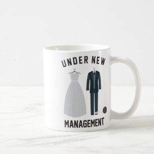 Unter neuer Leitung für Braut und Bräutigam Hochze Kaffeetasse