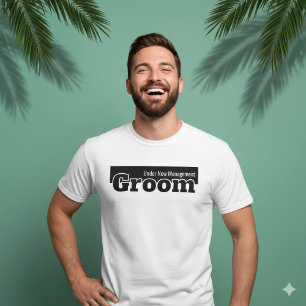 Unter neuer Leitung heiratet humorvoller Junggesel T-Shirt
