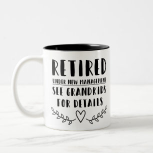 unter neuer Leitung Zweifarbige Tasse