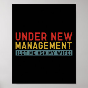 Unter "Neues Management Lass" Fragte ich meine Ehe Poster