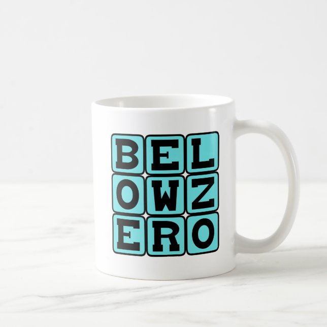 Unter Null, sehr kalt Kaffeetasse (Rechts)