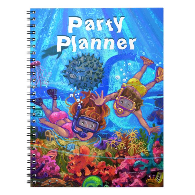 Unter "Sea Party Planner Notebook" Notizblock (Vorderseite)