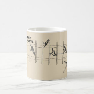 Unter seiner Augen-Tasse Kaffeetasse